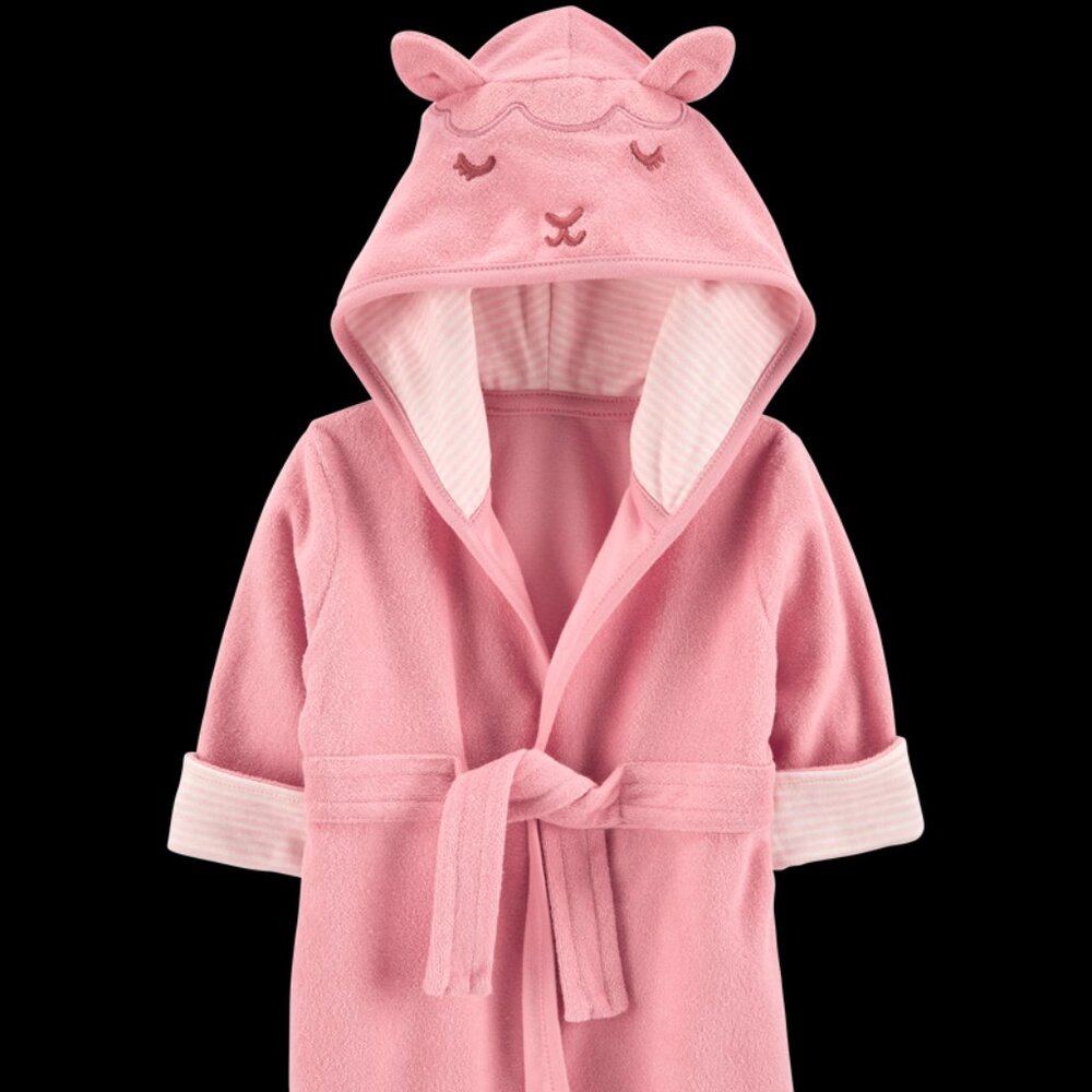 Carter's  Baby Lamb Hooded Terry Robe 0-9 M